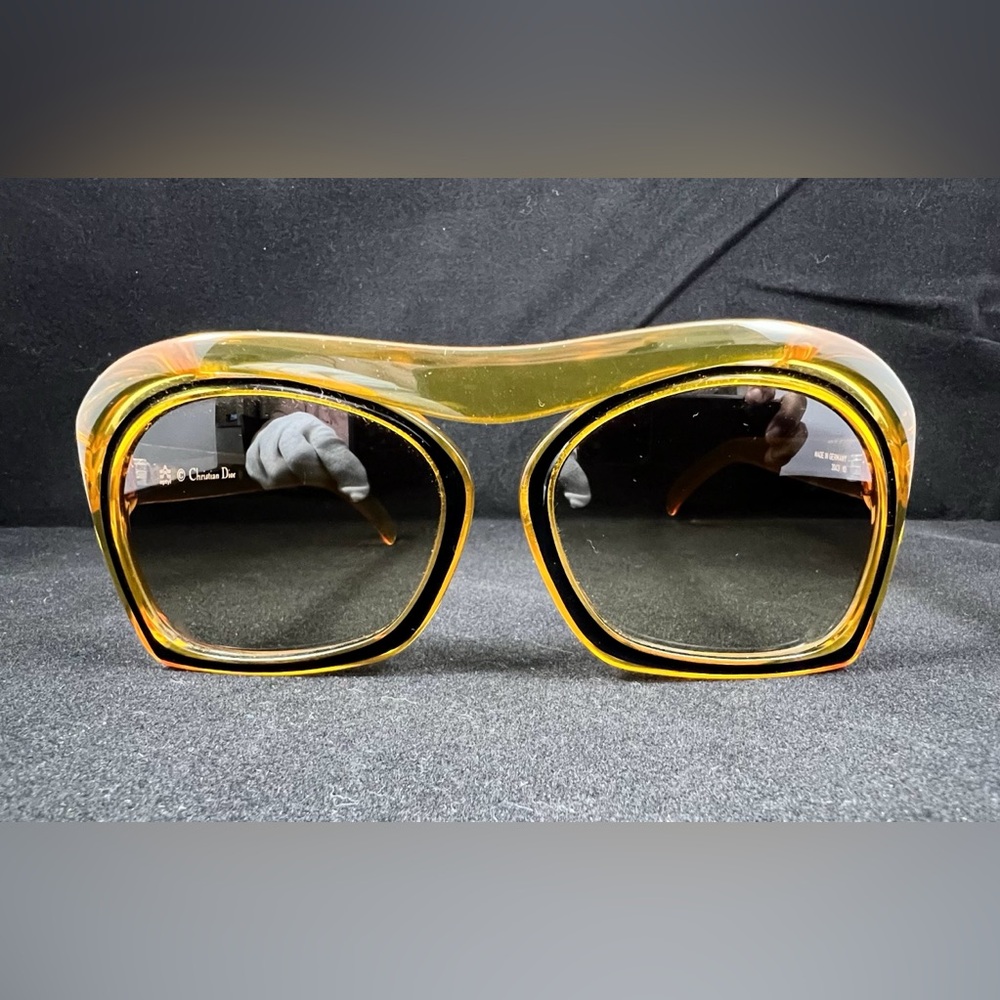 Christian Dior Sunglasses Vintage 2043 10 Bridgeless Space Age Germany